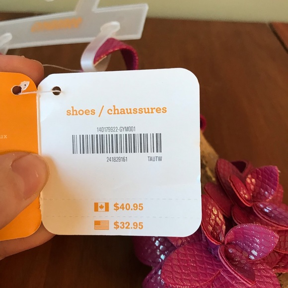 NWT Gymboree wedge flower sandals - Picture 5 of 6